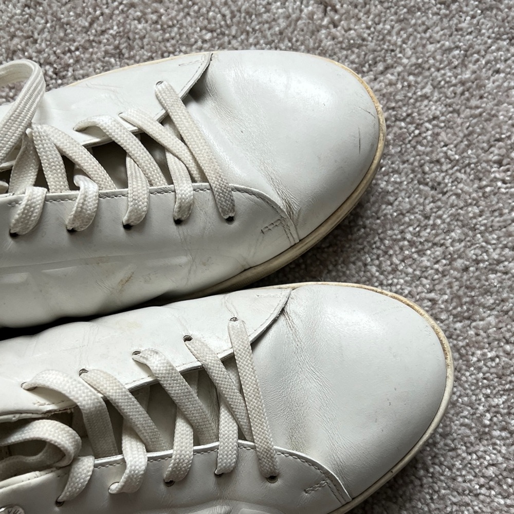 Louis Vuitton White Leather Sneakers